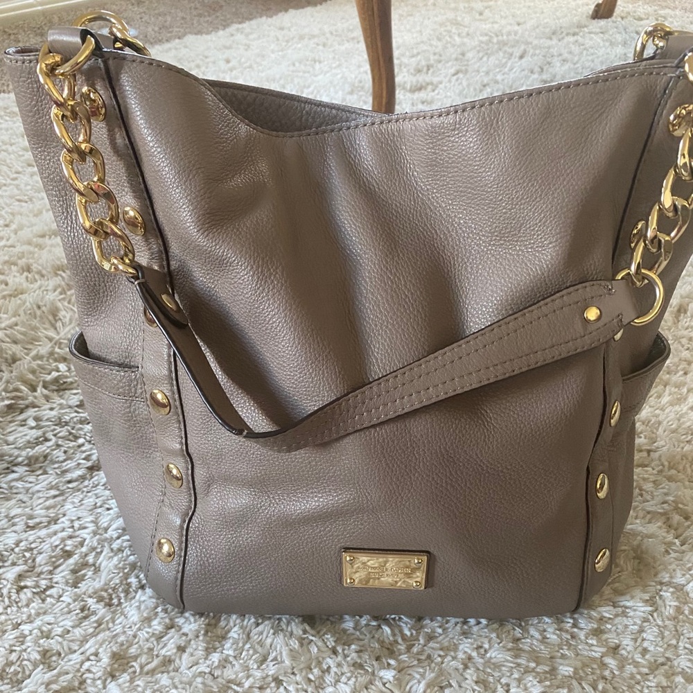 Michael Kors Taupe Shoulder Bag